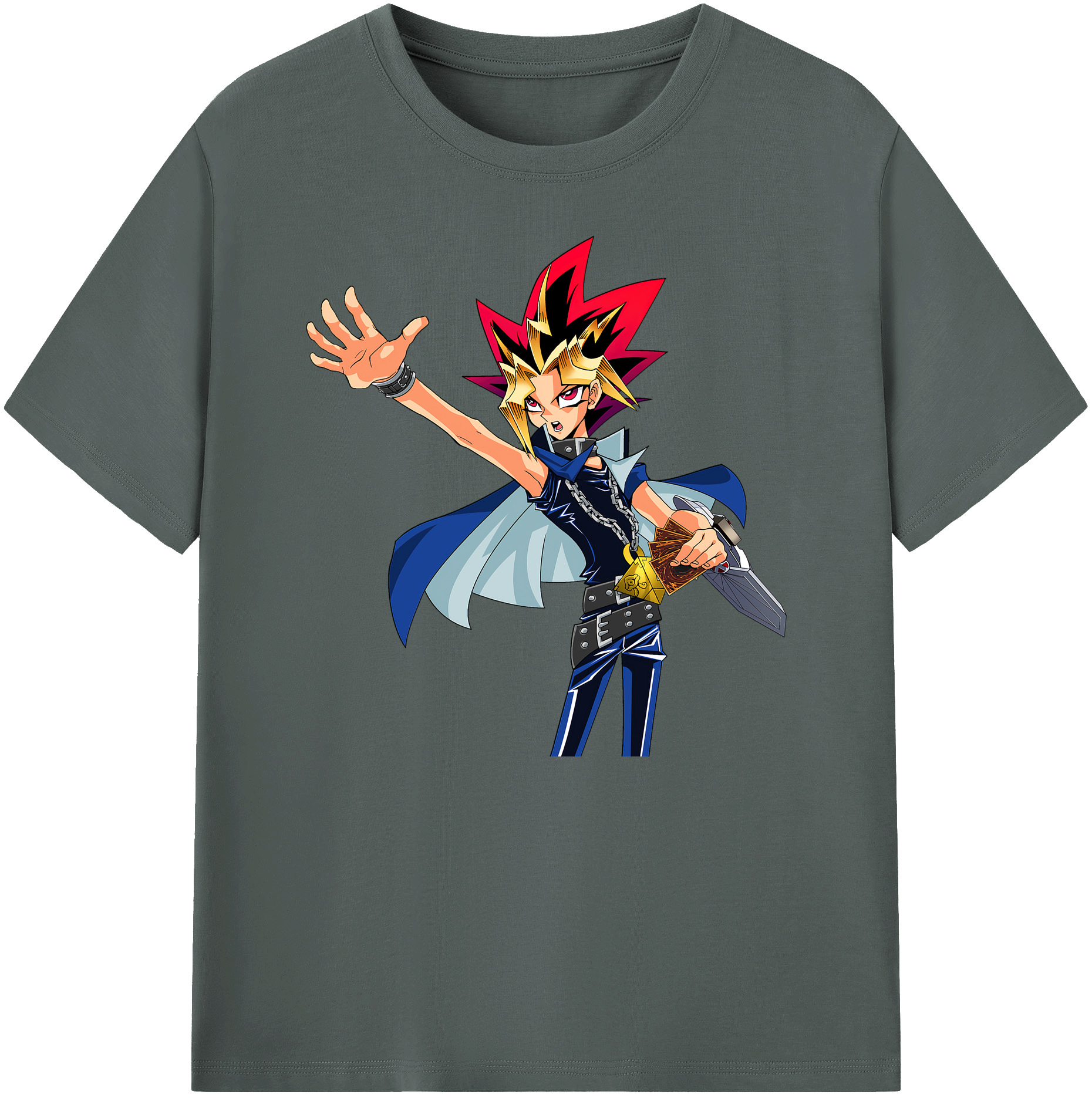 （画像用） 遊☆戯☆王 Yu-Gi-Oh! 綿100％ メンズ半袖Tシャツ｜肌触りやわらか＆通気性